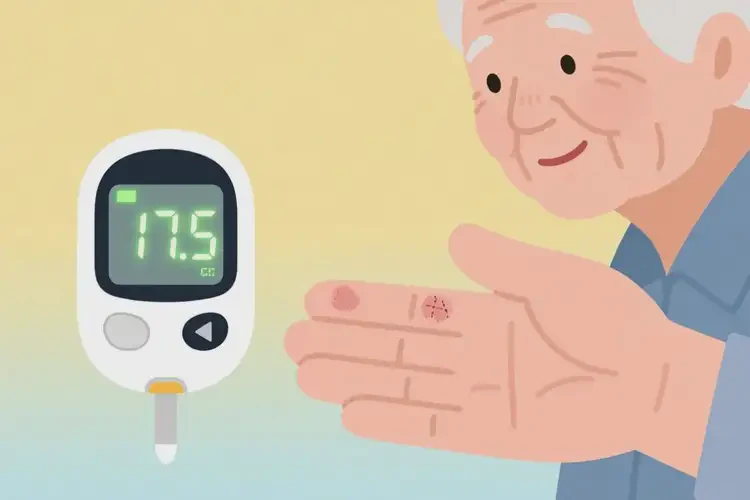 老年人晚上血糖17點5是糖尿病嗎(圖1)