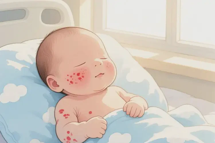 新生兒身上經(jīng)常起濕疹可不可以徹底自愈(圖4)