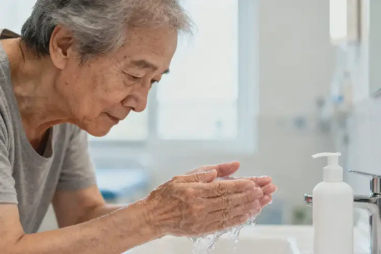 老年人手上長(zhǎng)濕疹能夠徹底治愈嗎(圖1)