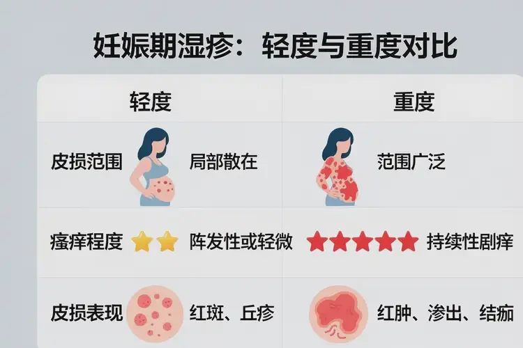 孕婦肚子長濕疹能靠自己自愈嗎(圖2)