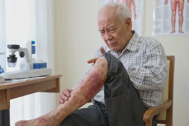 老年人小腿出現(xiàn)濕疹不管它會自己痊愈嗎(圖4)