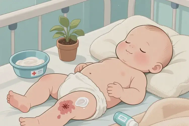 嬰兒大腿上容易起濕疹能夠徹底治愈嗎(圖1)