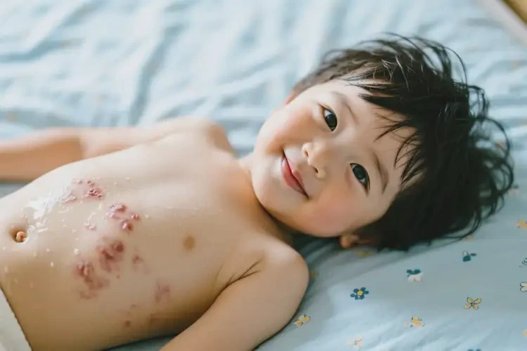 少兒肚子上經(jīng)常起濕疹能靠自己自愈嗎(圖1)