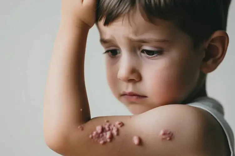 小学生手臂出湿疹能靠自己自愈吗(图1)