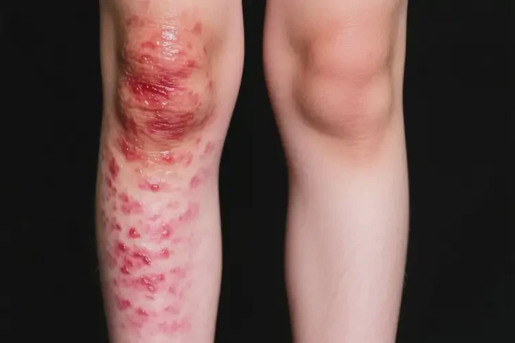 青少年小腿出濕疹可以徹底自愈嗎(圖2)