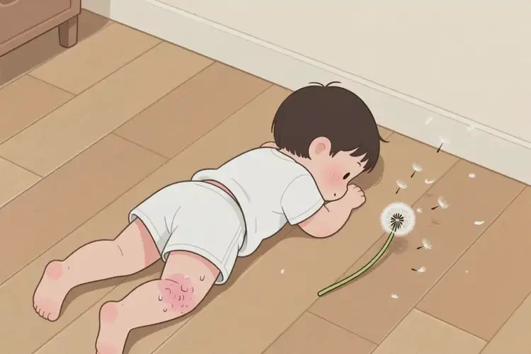 小孩大腿經(jīng)常起濕疹能徹底自愈嗎(圖3)