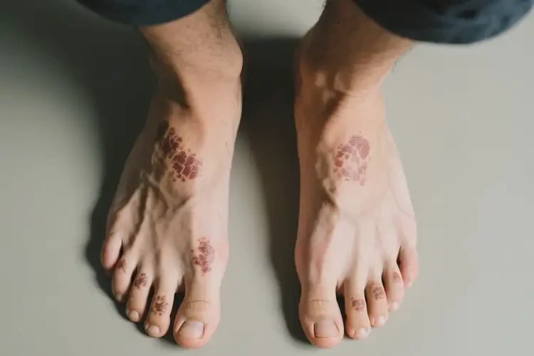 男生腳上偶爾長濕疹能徹底自愈嗎(圖2)