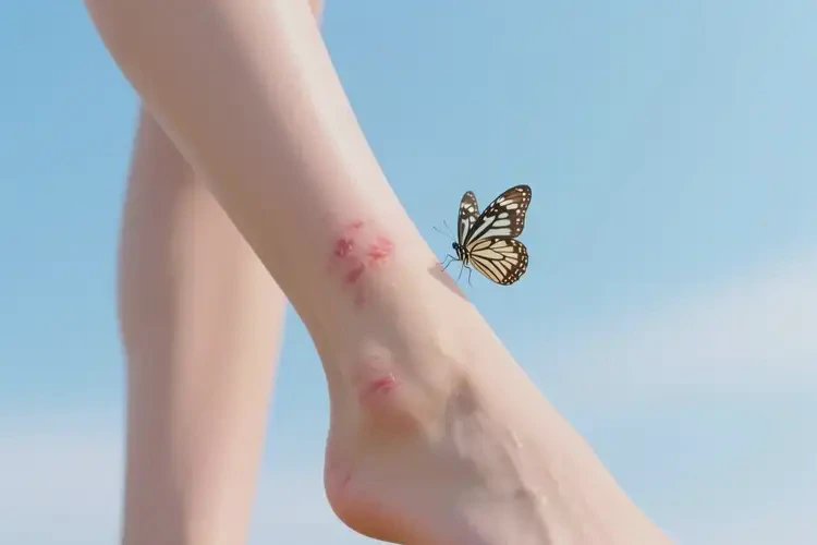 女性小腿上偶爾起濕疹不管它會自己自愈嗎(圖1)