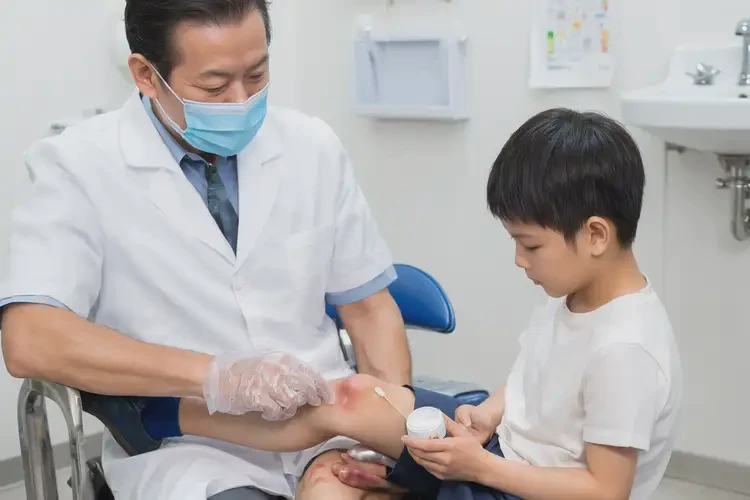 兒童小腿上起濕疹不管它會(huì)自己痊愈嗎(圖3)