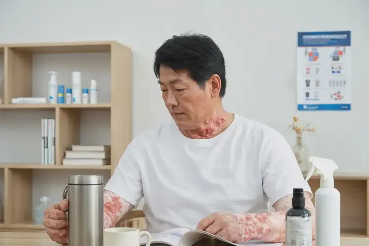 男生四肢有濕疹能靠自己自愈嗎(圖1)