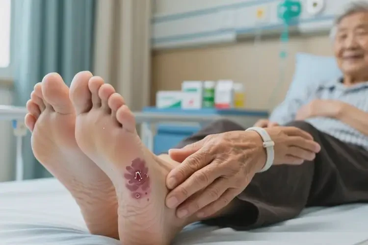 老年人腳上長(zhǎng)濕疹能靠自己自愈嗎(圖1)