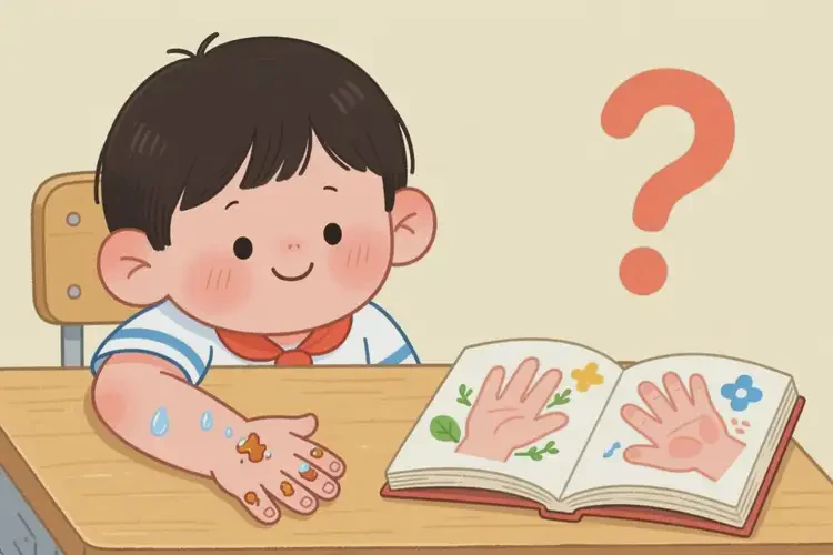 小學(xué)生手上偶爾起濕疹不管它會自己好嗎(圖2)