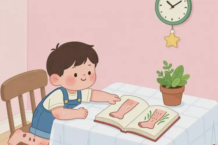 兒童小腿上經(jīng)常長濕疹能徹底自愈嗎(圖2)