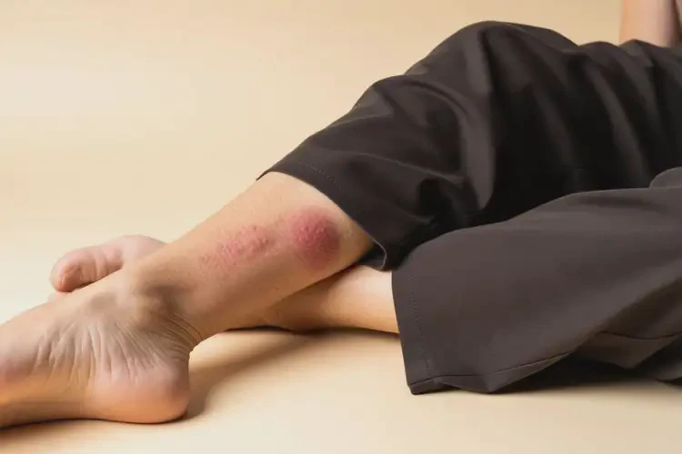 高齡老人小腿上偶爾起濕疹能徹底自愈嗎(圖4)