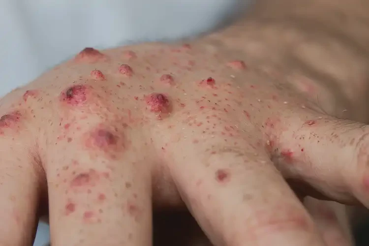 中学生手上偶尔长湿疹不管它会自己痊愈吗(图4)