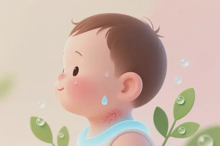 寶寶脖子長濕疹不管它會自己痊愈嗎(圖4)