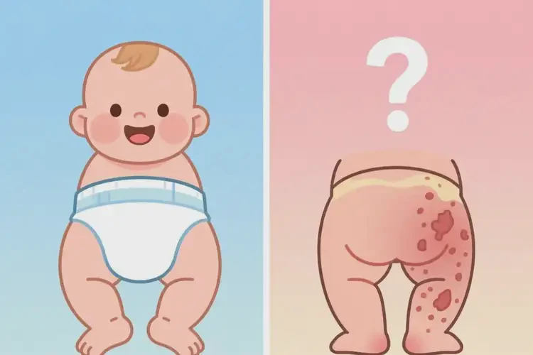 嬰幼兒肛周有濕疹不管它會自己自愈嗎(圖1)