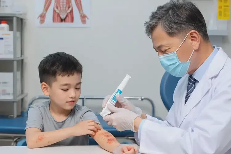 兒童身上出濕疹能徹底自愈嗎(圖3)