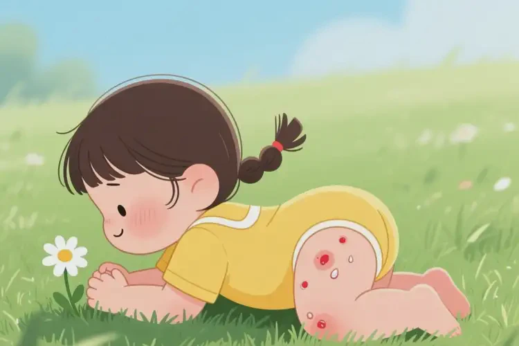 少兒屁股上容易起濕疹不管它會自己痊愈嗎(圖3)