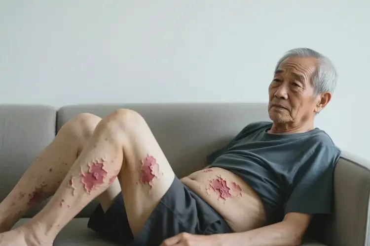高齡老人全身出現(xiàn)濕疹不管它會(huì)自己痊愈嗎(圖2)