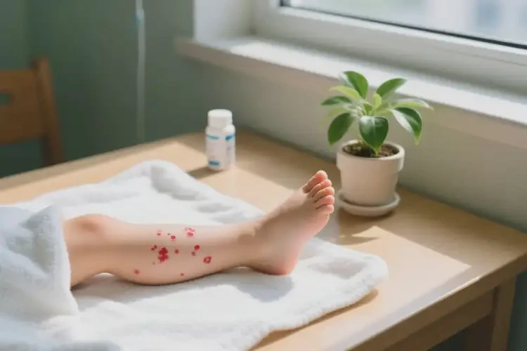 孩子大腿容易起濕疹能靠自己自愈嗎(圖2)