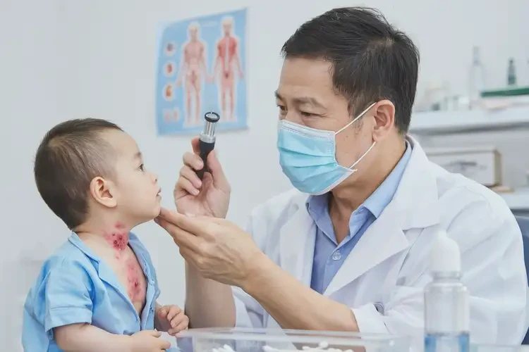 寶寶脖子有濕疹不管它會自己痊愈嗎(圖1)