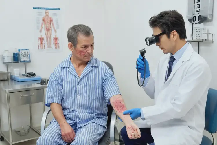 男人全身出湿疹不管它会自己自愈吗(图3)