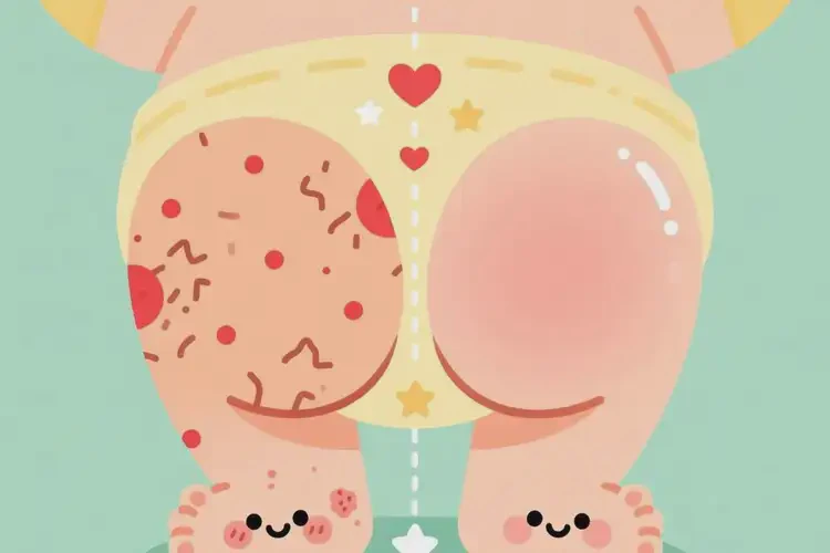 少兒屁股起濕疹不管它會(huì)自己痊愈嗎(圖2)