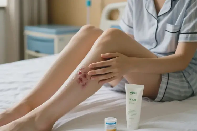 大學(xué)生大腿上有濕疹不管它會(huì)自己好嗎(圖2)