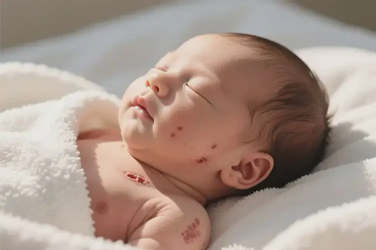 新生兒脖子上起濕疹可以徹底自愈嗎(圖3)