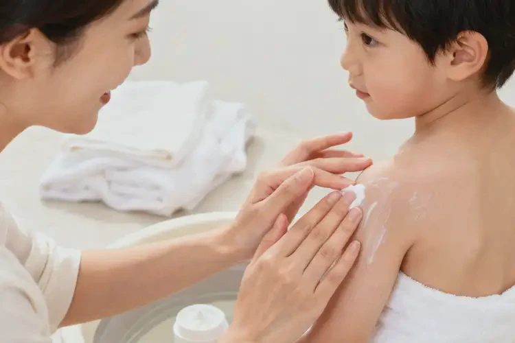 孩子身上出濕疹能徹底自愈嗎(圖3)