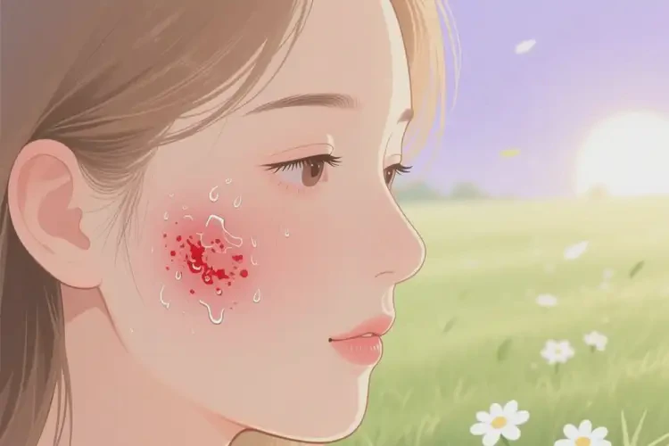 女性臉上經(jīng)常起濕疹能徹底自愈嗎(圖3)