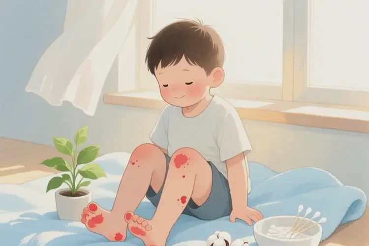 孩子腳上出濕疹能夠徹底治愈嗎(圖3)