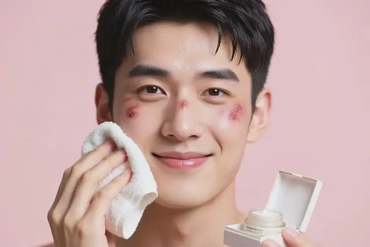 青年人面部偶爾起濕疹能夠徹底治愈嗎(圖1)