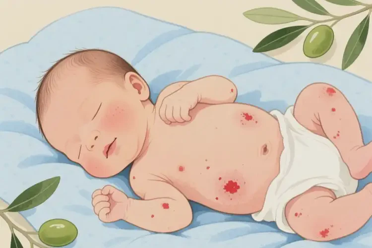 新生兒肚子出濕疹不管它會自己痊愈嗎(圖4)