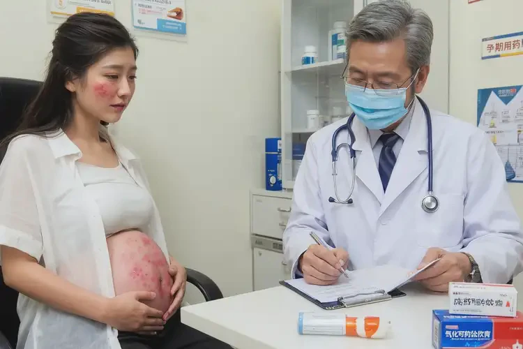 產(chǎn)婦面部有濕疹不管它會自己自愈嗎(圖2)