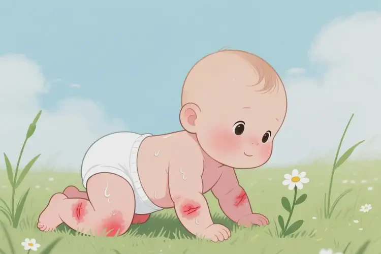 嬰幼兒四肢經(jīng)常起濕疹能靠自己自愈嗎(圖1)