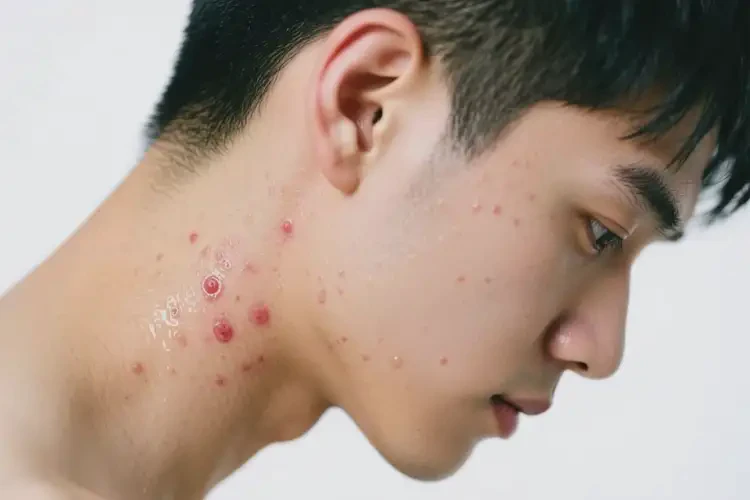 男生脖子上有濕疹能徹底自愈嗎(圖3)