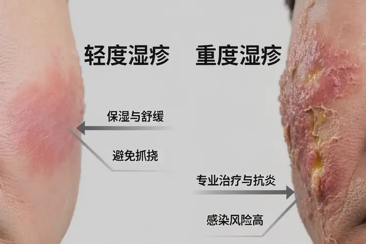 小孩臉上出濕疹不管它會(huì)自己自愈嗎(圖2)