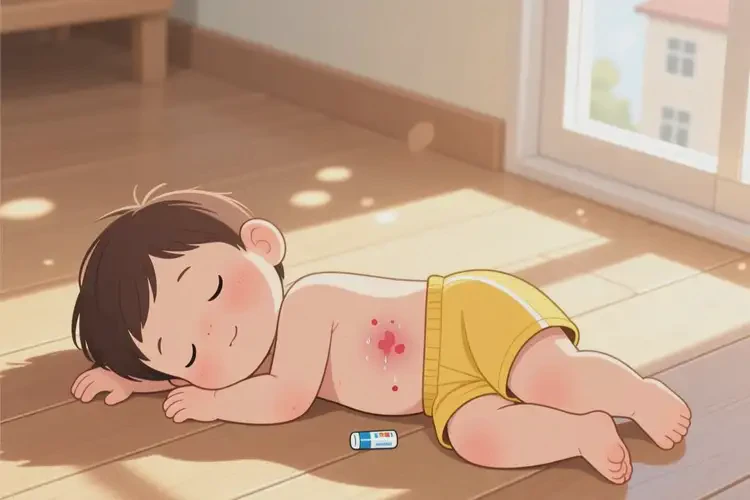 兒童肚子出濕疹能徹底自愈嗎(圖3)