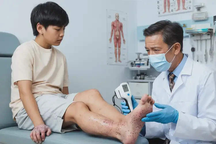 青少年脚上长湿疹能够彻底治愈吗(图3)