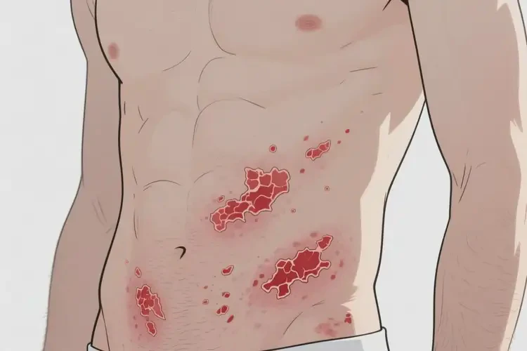 男性肚子經(jīng)常起濕疹不管它會自己痊愈嗎(圖4)