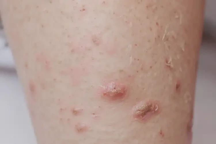 兒童小腿上起濕疹不管它會(huì)自己痊愈嗎(圖4)