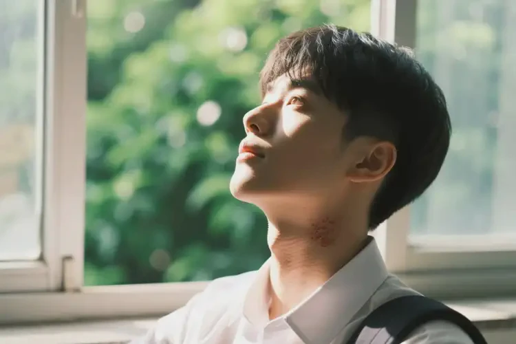 大學(xué)生脖子偶爾起濕疹不管它會自己好嗎(圖1)