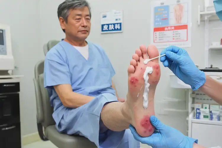 青年人腳上經(jīng)常起濕疹可不可以徹底自愈(圖1)