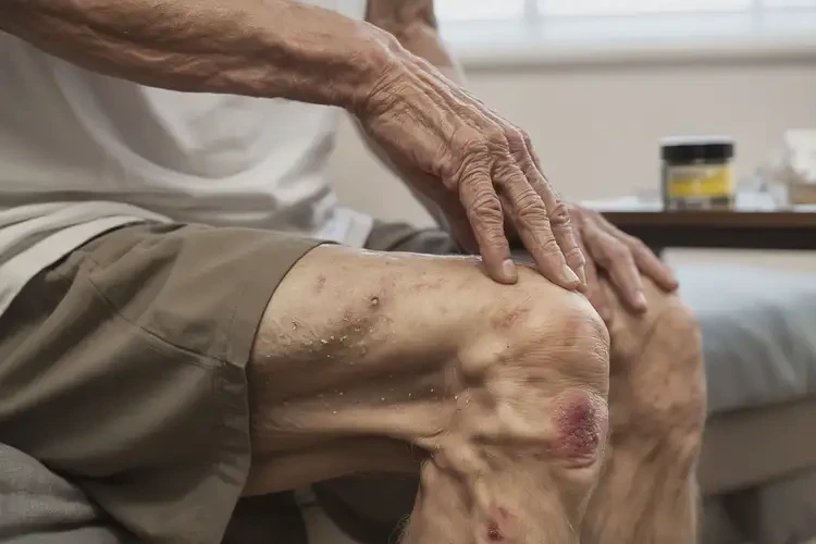 高齡老人大腿容易起濕疹可以徹底自愈嗎(圖4)