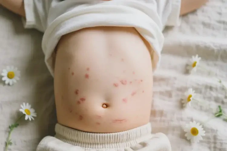 小孩肚子偶爾起濕疹能靠自己自愈嗎(圖2)