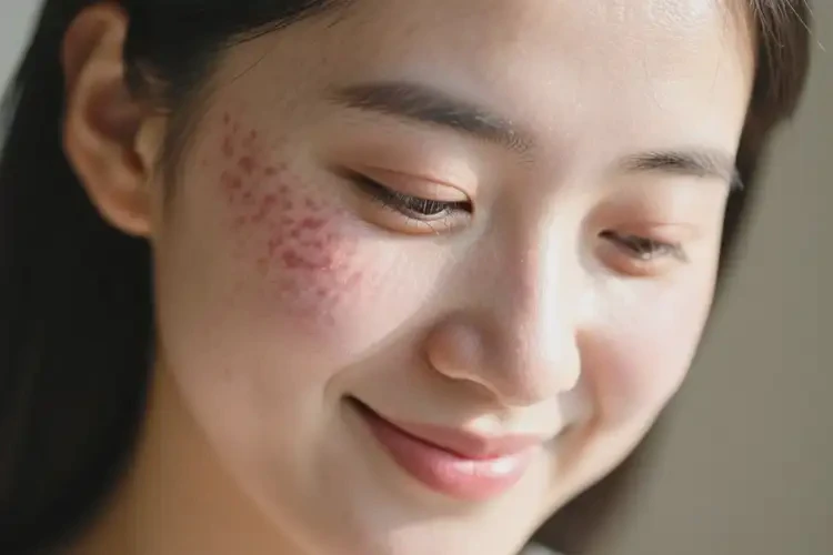 女生面部起濕疹可以徹底自愈嗎(圖1)