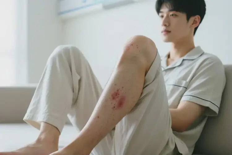 青年人大腿上起濕疹不管它會自己好嗎(圖4)