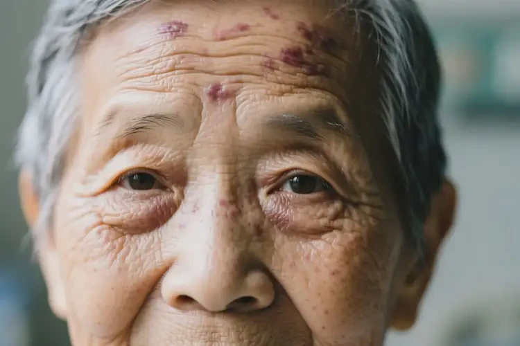 老人臉上起濕疹能靠自己自愈嗎(圖2)